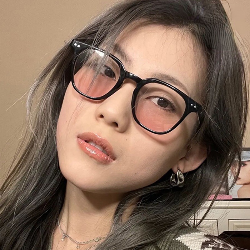 Kính Mát Gọng Vuông Phong Cách Thời Trang Hàn Quốc Cho Nữ