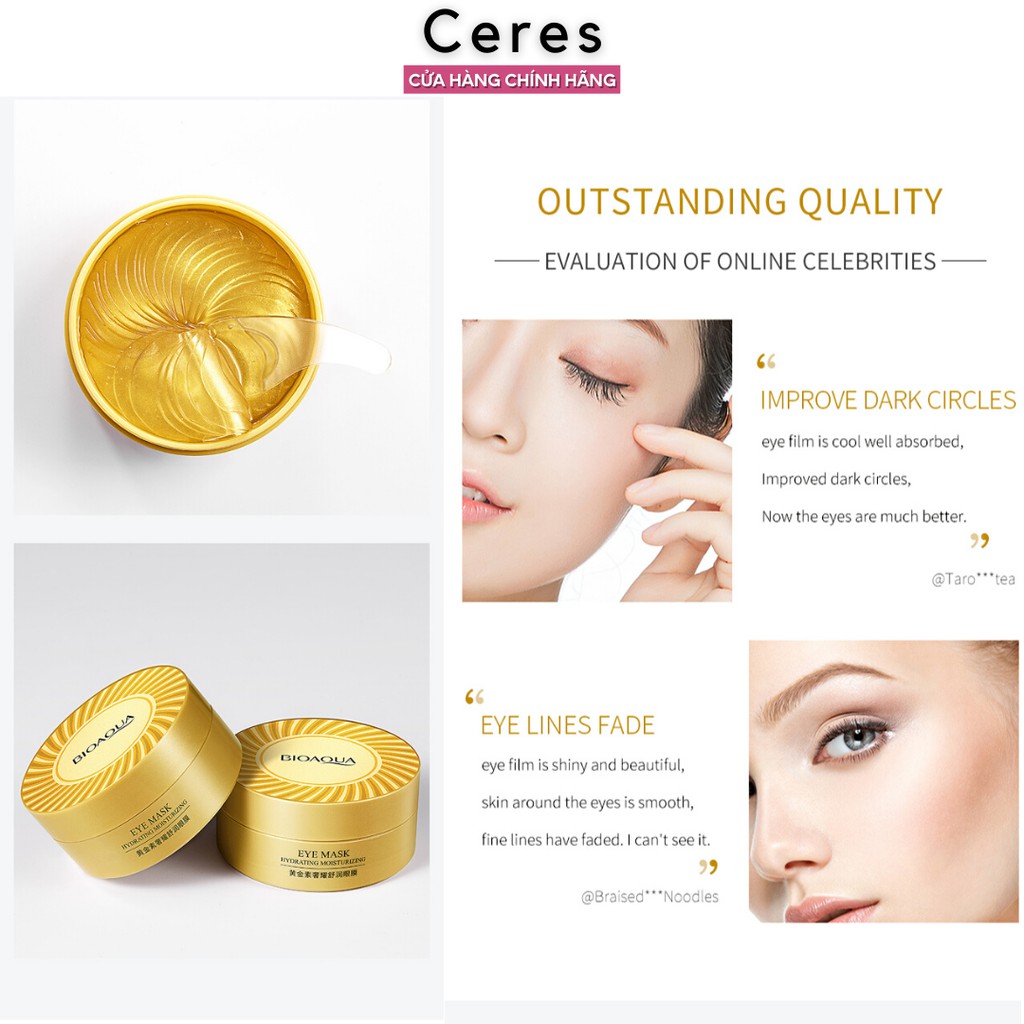 Mặt nạ mắt bioaqua - mask ngủ dưỡng mắt giảm quầng thâm bọng mắt | BigBuy360 - bigbuy360.vn