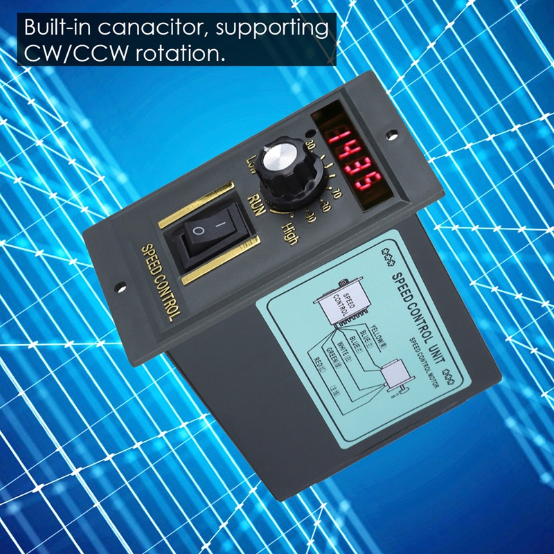 Bộ Điều Khiển Tốc Độ Động Cơ Ac 220V 50Hz 15-400W 0-1450Rpm
