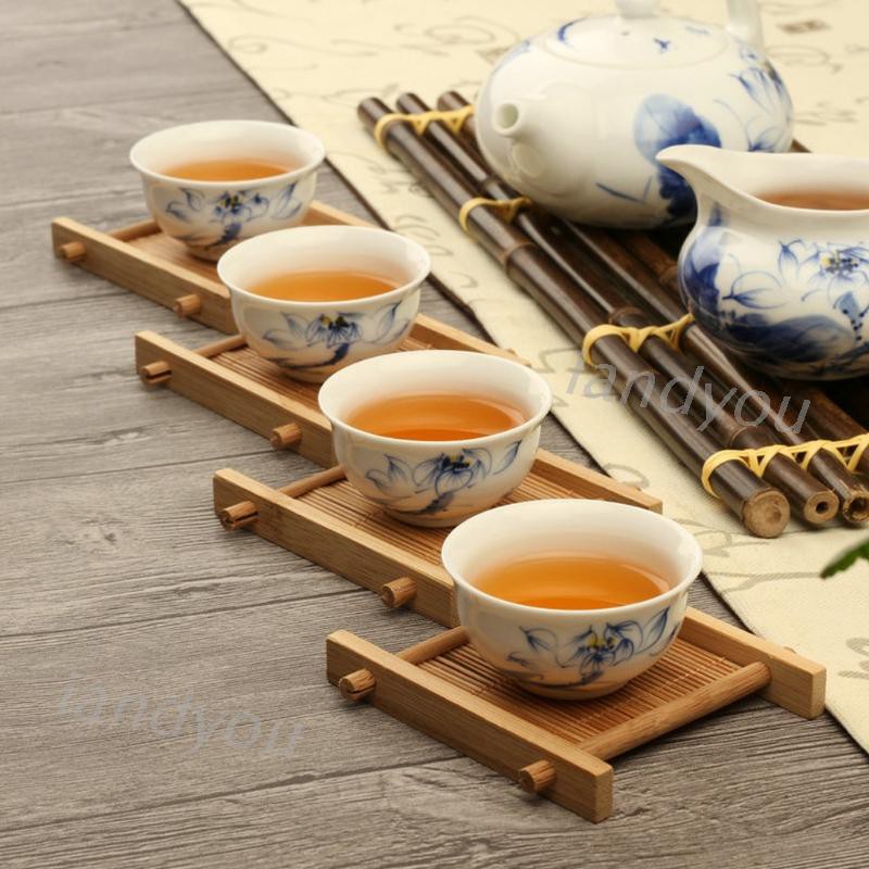 Khay Gỗ Lót Ấm Trà Phong Cách Trung Hoa