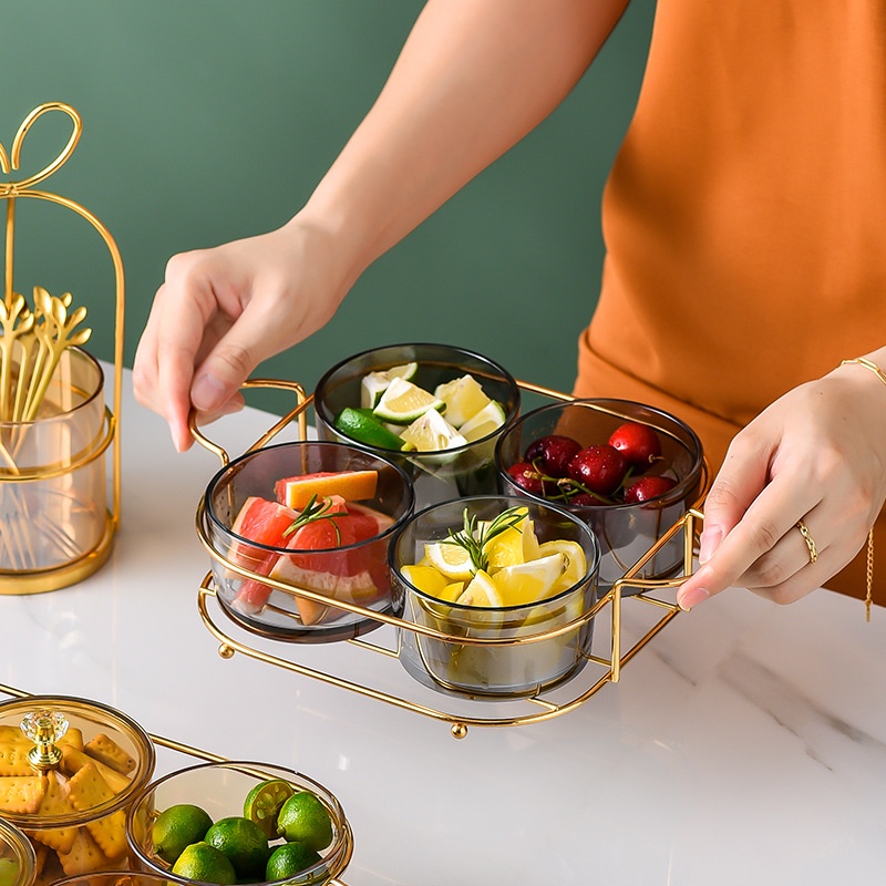 Khay đựng bánh kẹo tết mứt tết sang trọng phong cách Châu Âu – VS92