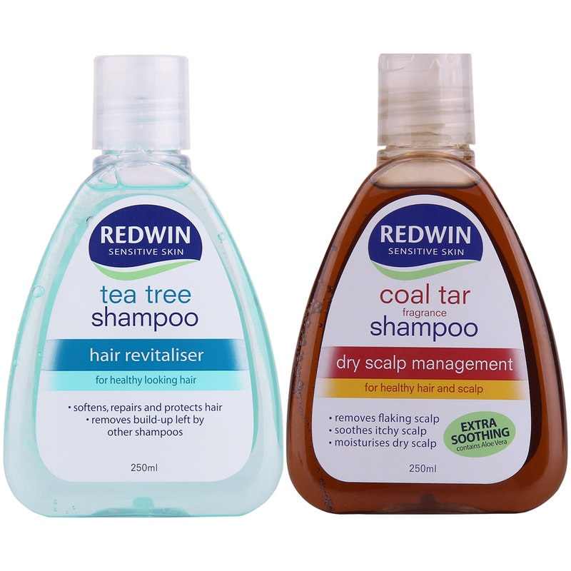Dầu gội ngừa gàu, nấm, giảm nhờn Redwin Coal Tar / Tea tree Úc 250ml