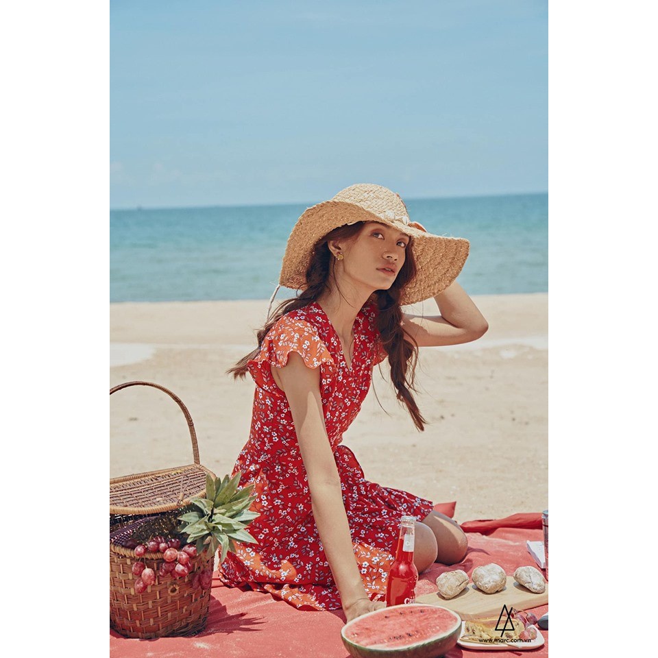 Đầm viền bèo hoa nhí Marc sz M
