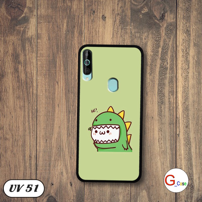 Ốp điện thoại Samsung Galaxy A60 lưng nhám viền cao su dẻo in hình