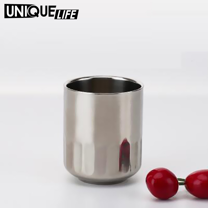 Cốc uống bia / sữa / cà phê chất liệu thép không gỉ dung tích 120ml