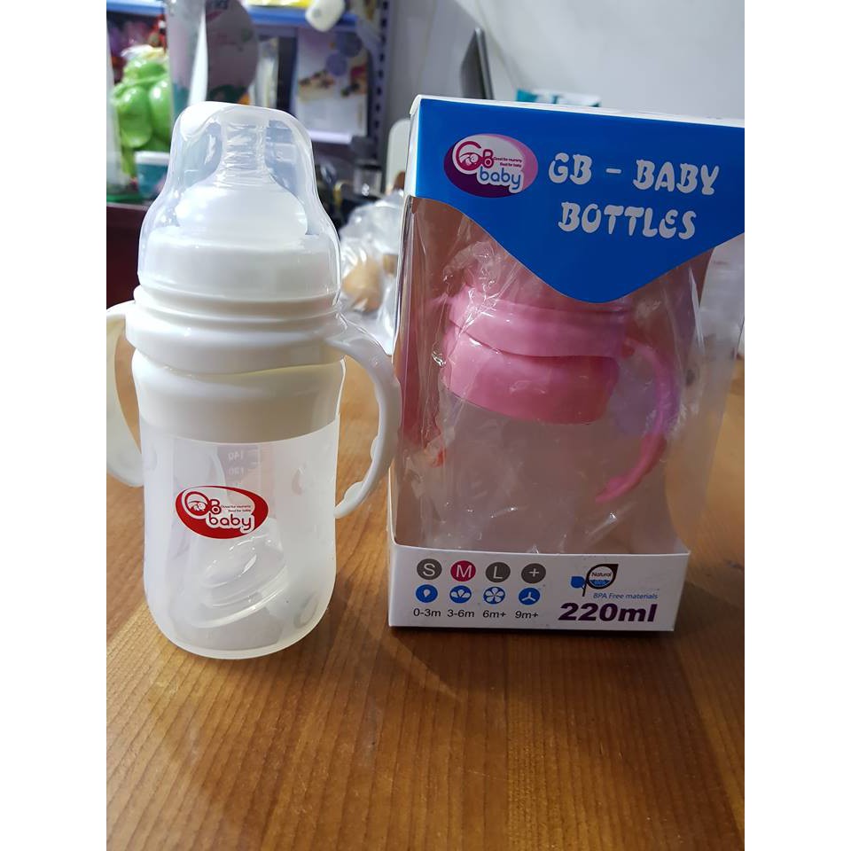 Bình sữa silicon 2 in 1 GB BABY 160ml / 220ml