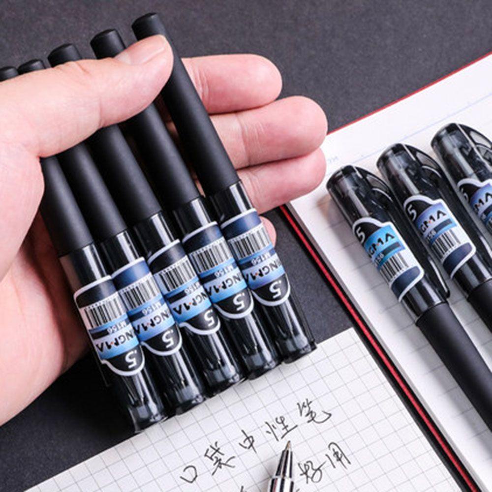 PISTA Set 5 Bút Bi Bỏ Túi Siêu Nhanh Khô 0.5mm