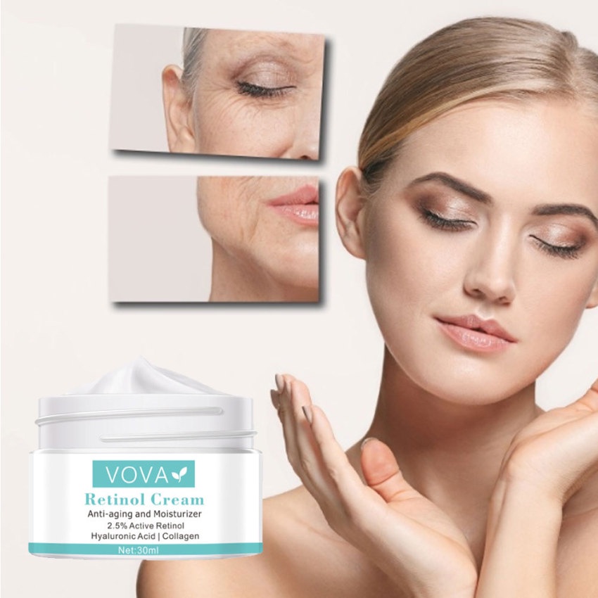 Kem Dưỡng Da Mặt Retinol Giữ Ẩm Làm Trắng Chống Nếp Nhăn Và Đốm Đen 30ml