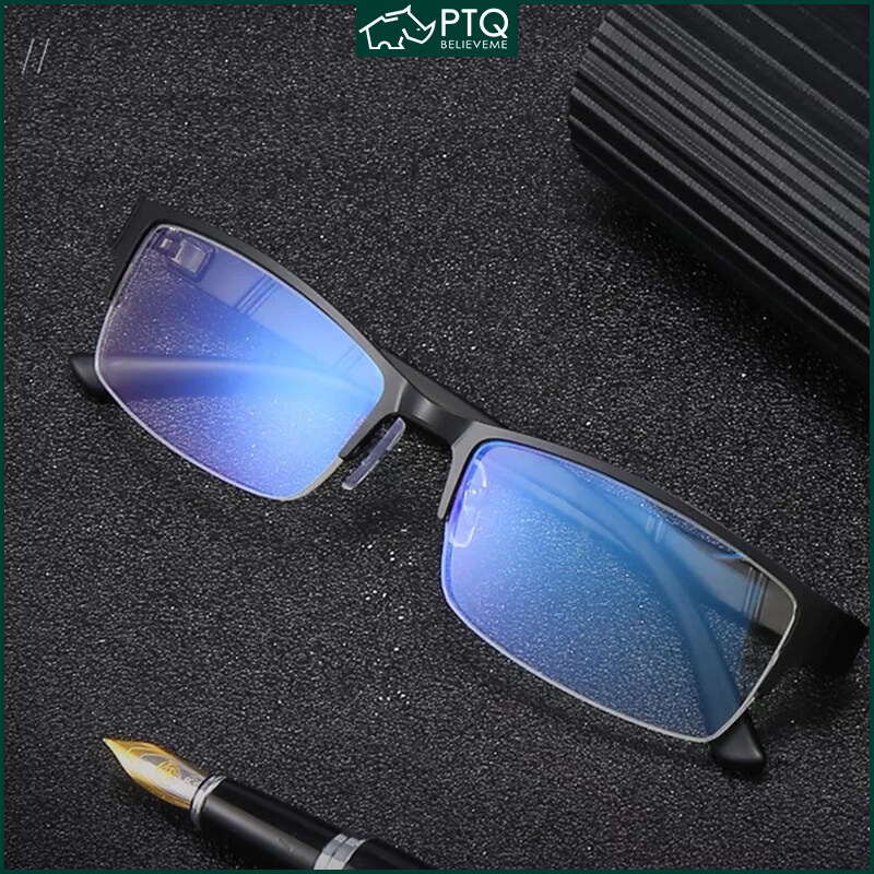 Kính Đọc Sách PTQ Nửa Gọng Thời Trang Công Sở Cho Nam