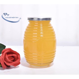 Hũ Lọ Thủy Tinh 200ML Đựng Mật Ong