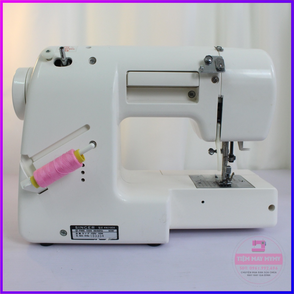 Máy May Mini Gia Đình Có Vắt Sổ Singer Merritt Libero KN310 Bền Rẻ Đa Năng Chất Lượng Nhật Bản
