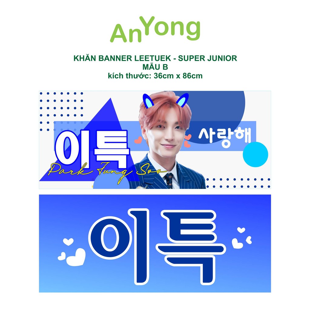 Khăn banner SUPER JUNIOR