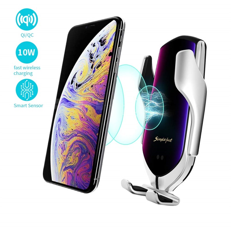Đế Sạc Điện Thoại Không Dây Tự Động Cho Iphone 11 Pro Max Xs Samsung S10 S20