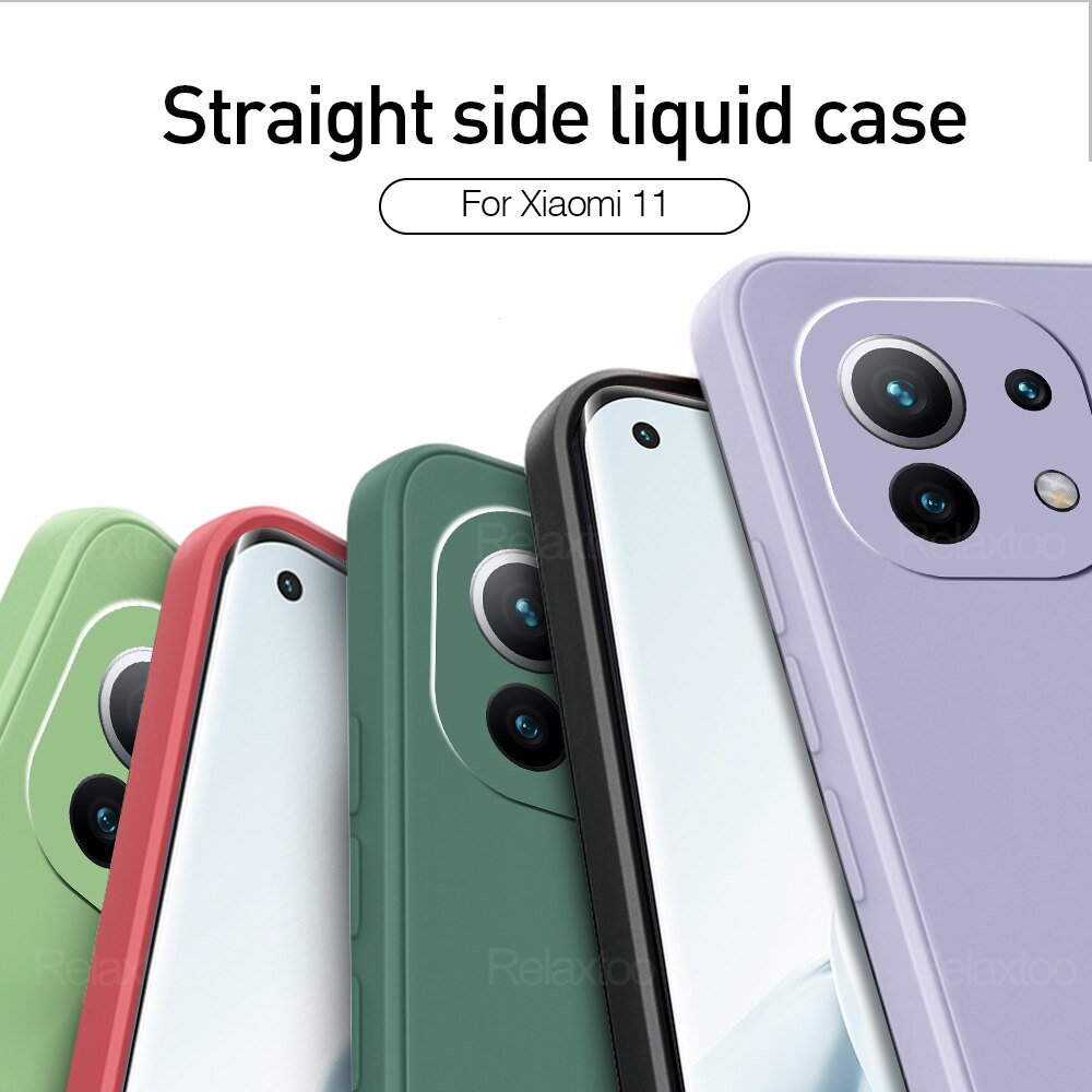 Ốp điện thoại silicon dẻo cạnh vuông mềm cho IPHONE 11 12 PRO MAX X XS MAX 6 6S 7 8 PLUS SE 2020