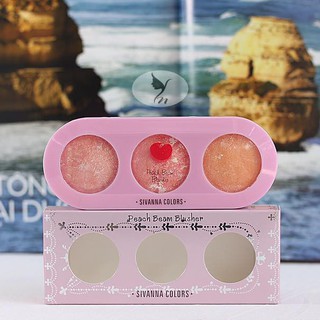PHẤN MÁ HỒNG PEACH BEAM BLUSHER SIVANNA COLORS HF 702.