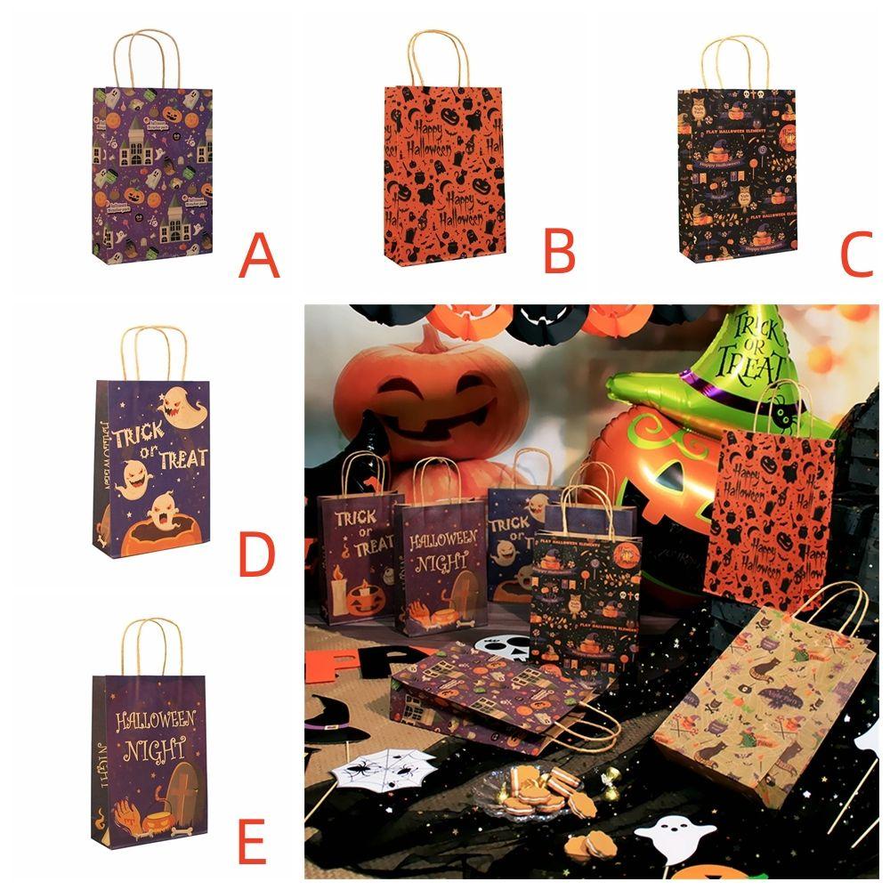 Set 10 Hộp Đựng Kẹo / Thức Ăn Vặt Trang Trí Tiệc Halloween