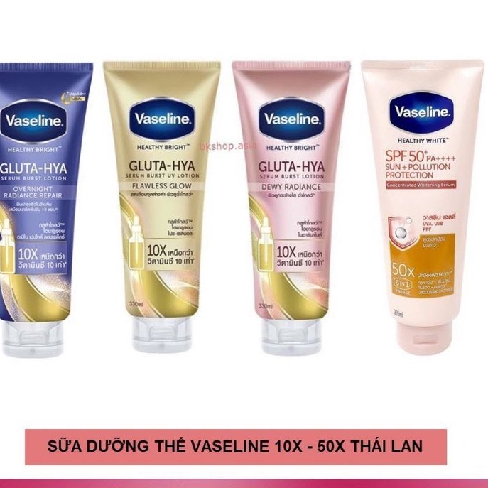 [320ml]SỮA DƯỠNG THỂ VASELINE 10x/50x PERFECT SERUM