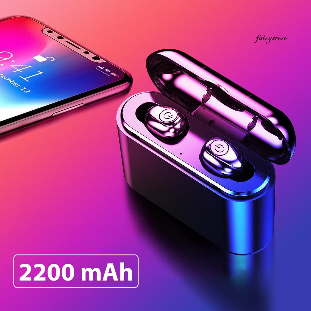 Tai Nghe Bluetooth 5.0 Không Dây Fs + X8s Kèm Hộp Sạc