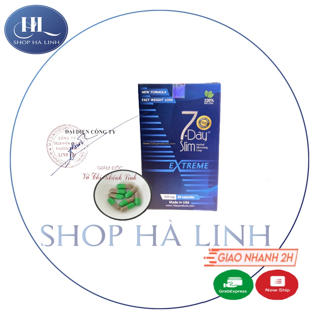 Viên Uống Giảm Cân 7 Day Slim (15 Viên)