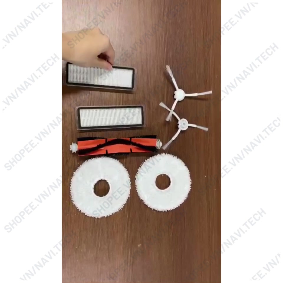 Phụ kiện Robot hút bụi Dreame L10S Ultra / S10 / S10 Pro lọc hepa , khăn, giẻ lau, chổi giữa, cuộn, chổi cạnh, túi rác | BigBuy360 - bigbuy360.vn