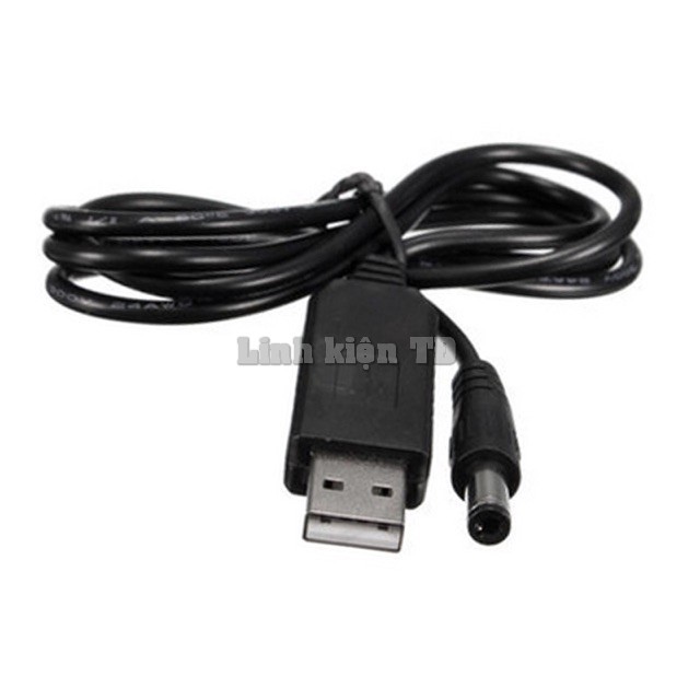 Cáp Usb chuyển nguồn DC 5V lên 5V 9V 12V