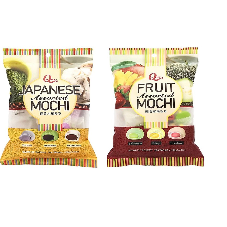 Combo 2 Gói Mochi Đài Loan kem lạnh Royal Family đủ 3 vị dẻo ngon ít calo 120g 9 bánh