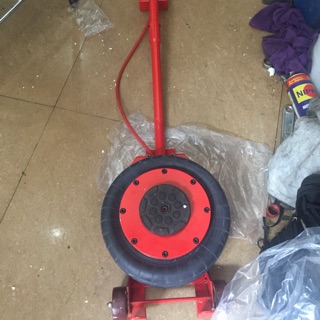 Kích bóng hơi ô tô 3 tầng nâng gầm vá lốp ô tô con