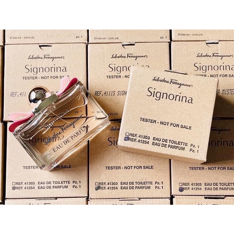 💥Sharingperfume - Nước hoa Salvatore ferragamo Signorina edp ( Tester 100ml như hình)