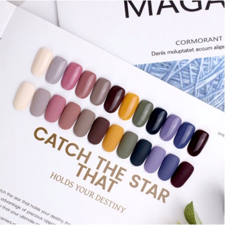 Sơn Móng Tay Jello Jello x Gel 47 Màu Neon Lấp Lánh