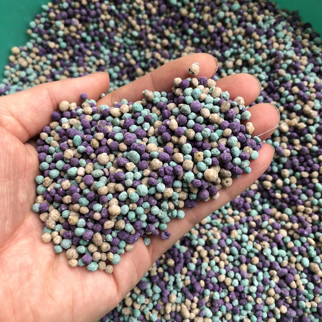 1kg Phân bón đầu trâu 3 màu đa năng NPK 17-12-7 cho hoa, cây ăn quả, rau màu (tách lẻ từ bao 25kg)