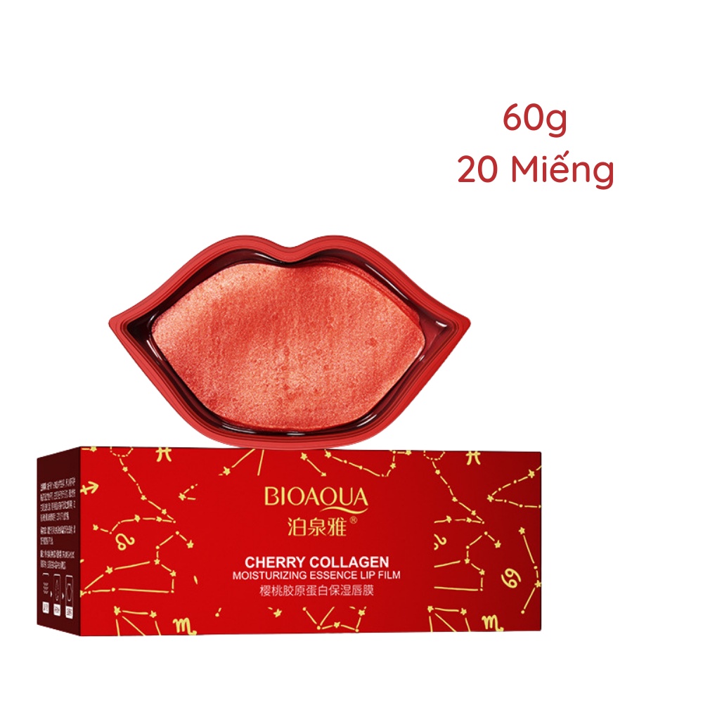 Mặt Nạ Môi Bioaqua Chery Dưỡng Ẩm Chống Khô Nẻ Hộp 20 Miếng 60g