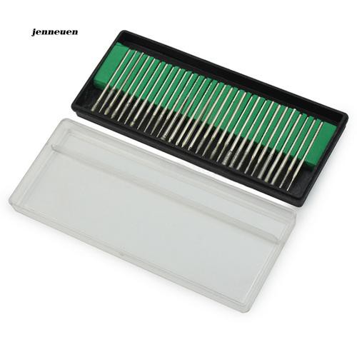 [Hàng mới về] Set 30 đầu mũi khoan khắc đá kim cương hỗ trợ làm móng đa năng tiện dụng