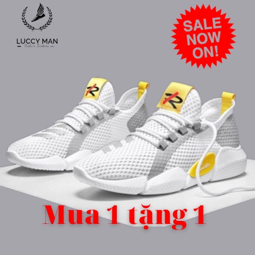 Giày Thể Thao Nam cao cấp , Giày chạy bộ , Giày tập thể thao giá rẻ siêu đẹp phong cách trẻ trung Lucky Man