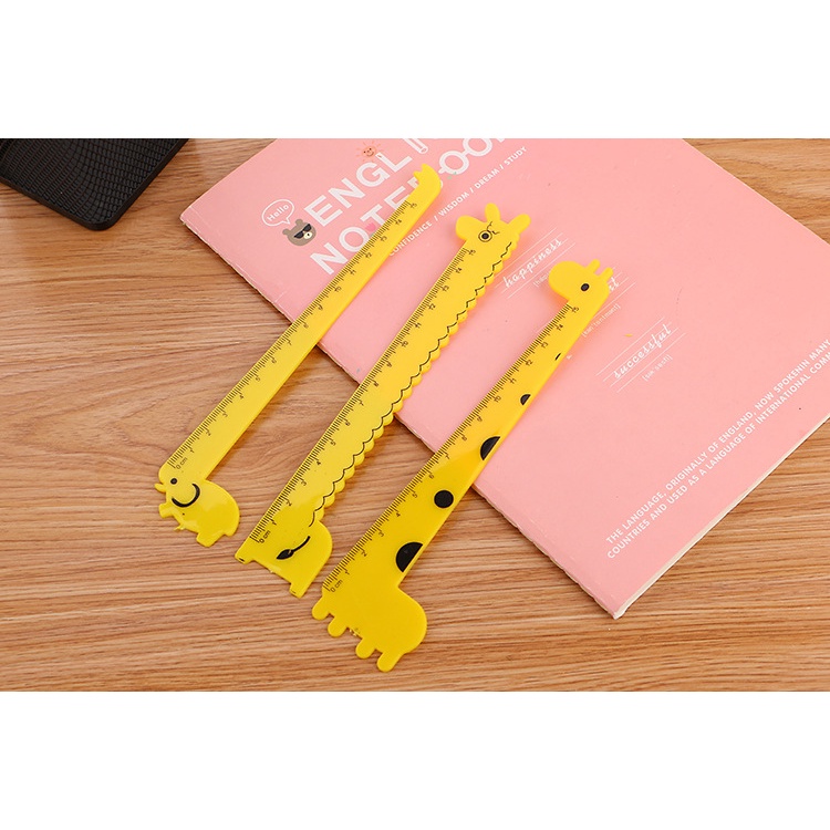 Thước Động Vật Hươu/Voi Dễ Thương 15cm