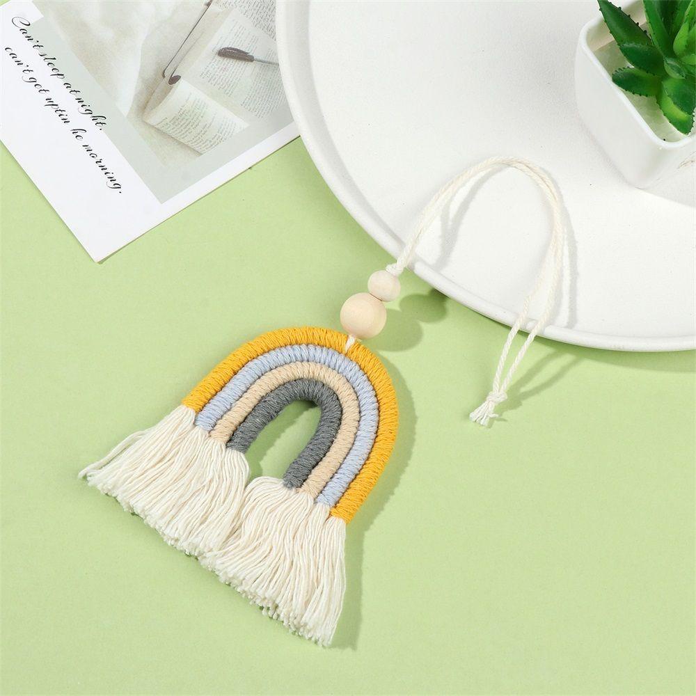 Phụ Kiện Trang Trí Cửa Sổ Xe Hơi Màu Cầu Vồng Phong Cách Boho