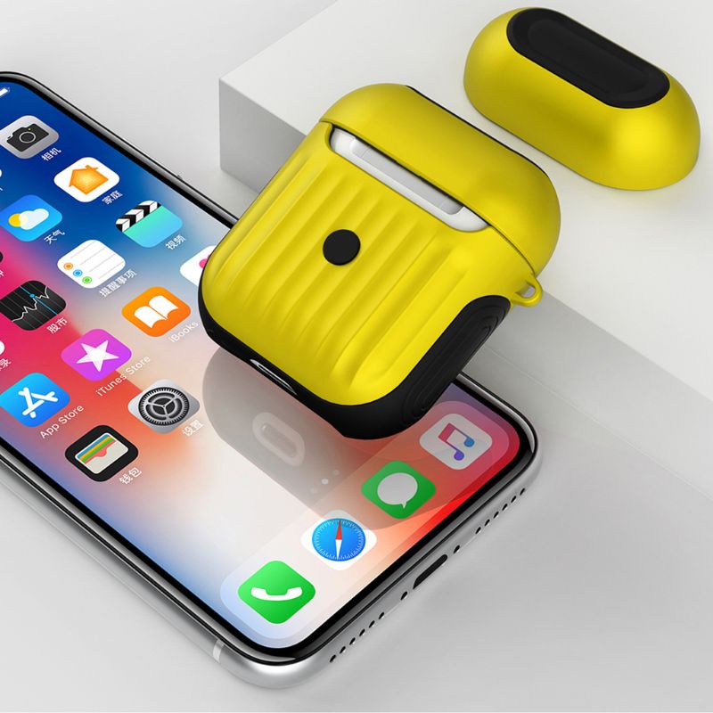 Vỏ Hộp Đựng Tai Nghe Không Dây Bluetooth Bằng Nhựa Cứng Chống Trầy Xước Cho Apple 2