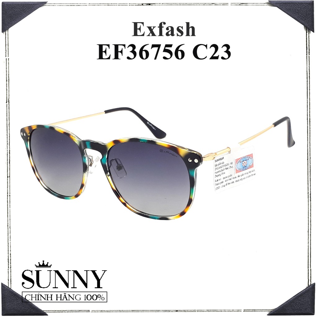 EF36756 - kính mắt Exfash chính hãng Korea, kèm tem thẻ chống hàng giả do bộ công an cấp
