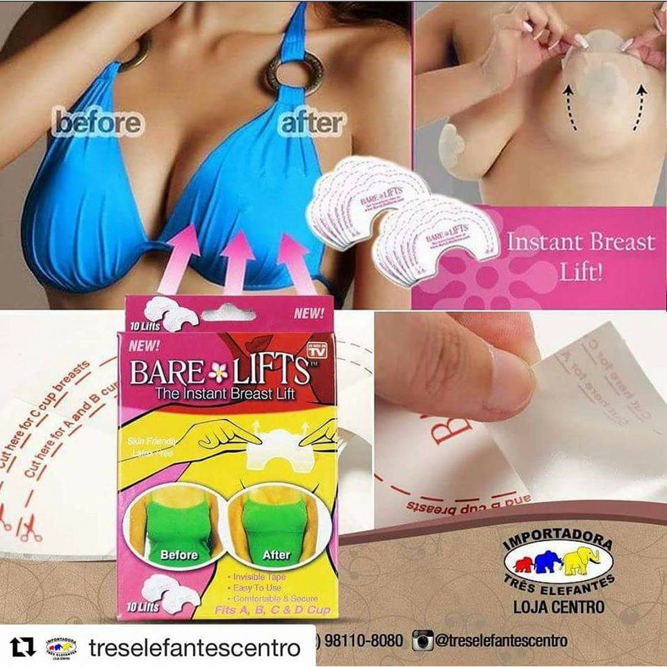 Combo 10 Miếng dán nâng ngực thần thánh Bare Lifts. | BigBuy360 - bigbuy360.vn