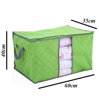 Túi vải đựng chăn màn 60cm - giỏ đựng mền gối tiện dụng có quai xách và dây kéo