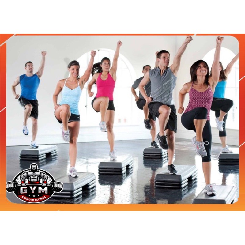 Bục dậm nhảy  aerobic cao cấp Phụ kiện tập gym ,tập tạ yoga  3 mức điều chỉnh hàng cao cấp chính hãng giá rẻ BNE-456