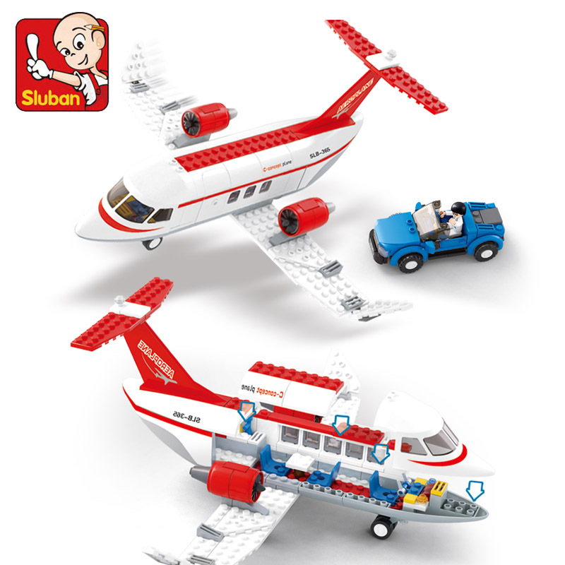 Bộ đồ chơi lắp ráp mô hình máy bay gồm 275 mảnh sluban 0365