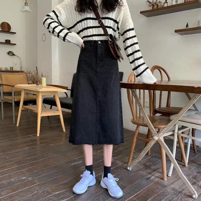 Chân Váy Jean, Chân Váy Denim Chữ A Lưng Cao Thời Trang Cho Nữ - HINO | BigBuy360 - bigbuy360.vn