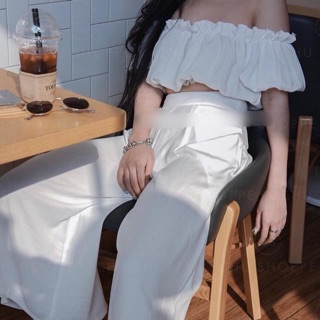 QUẦN CULOTTES 1 NÚT KÈM ẢNH THẬT