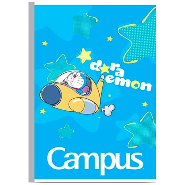 Bộ 10  Vở 48 Trang Campus Doremon - 4 Ô Ly - NB-BDFU48 - Mẫu 1 - Xanh Dương - KOKUYO