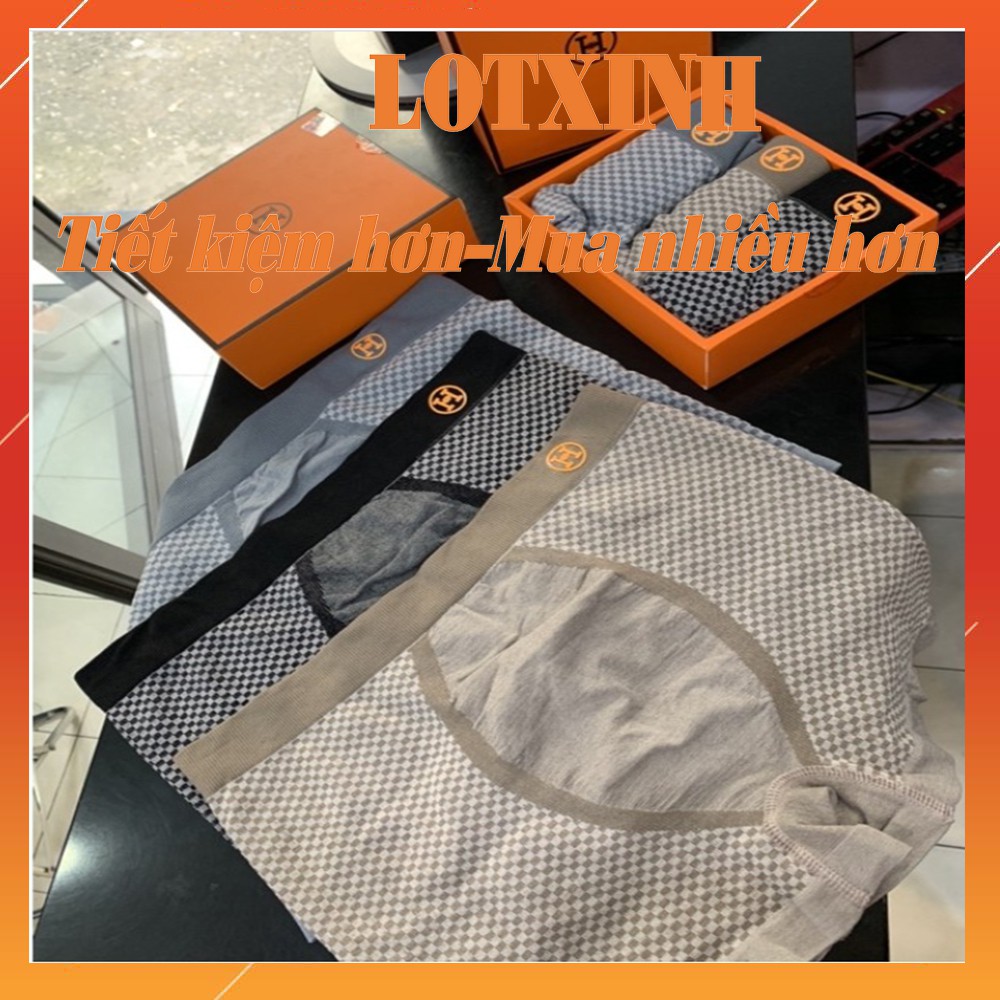 [HỘP 3] Quần Sịp Đùi Nam Cao Cấp Chất Coton Thoáng Mát, Thoải Mái Vận Động, Nam Tính LOTNAM14