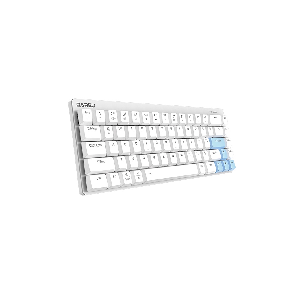 Bàn phím cơ không dây DAREU EK868 WHITE 68KEY