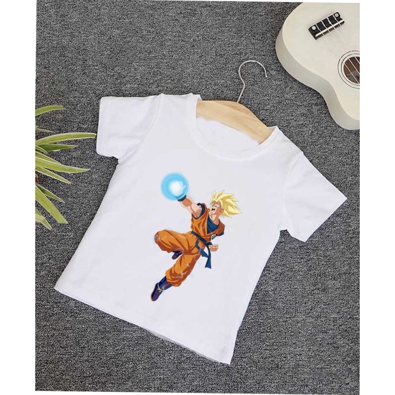 áo thun cho bé trai Songoku dragonball mát mẻ