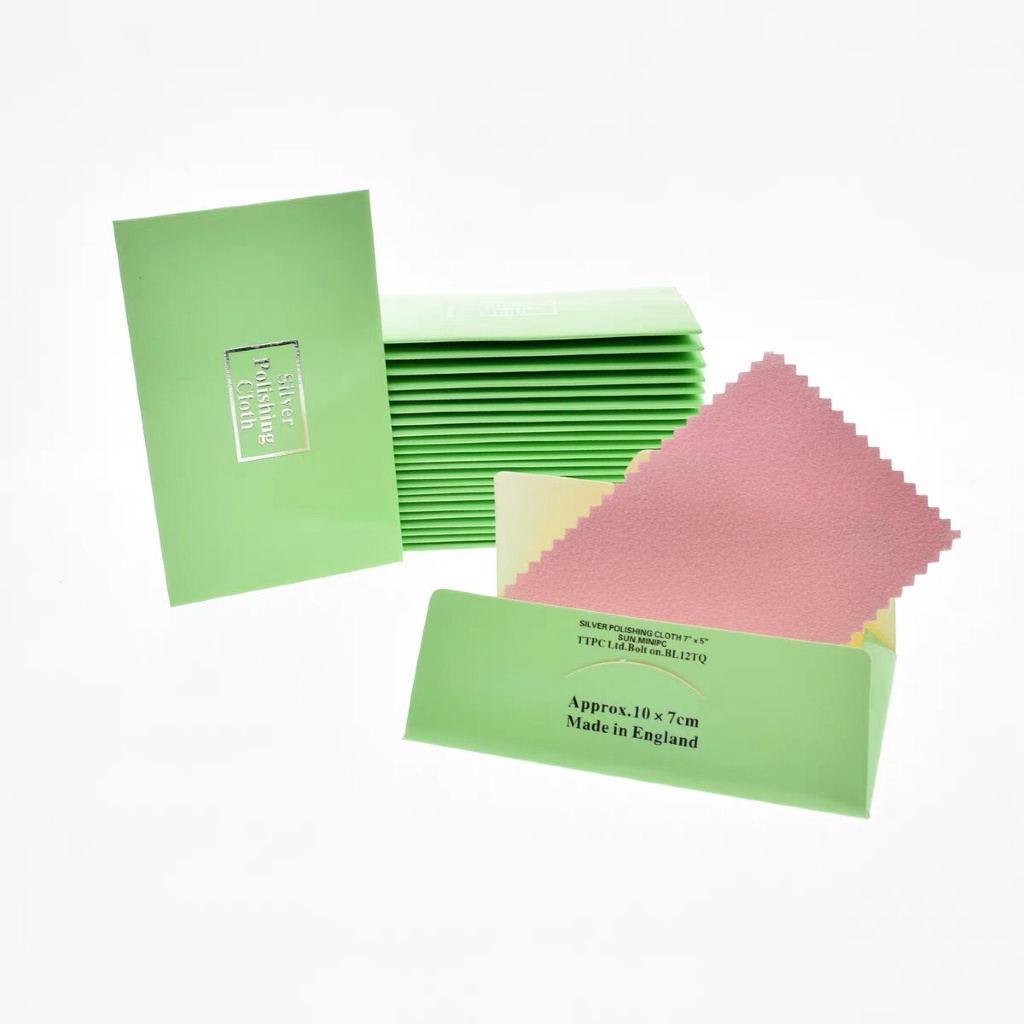 Khăn lau bạc, vải lau đồ trang sức làm sạch và đánh bóng tiện dụng, 1 chiếc
