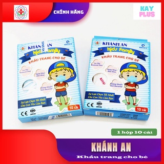 [Hộp 10 cái] Khẩu trang y tế Khánh An dành cho bé