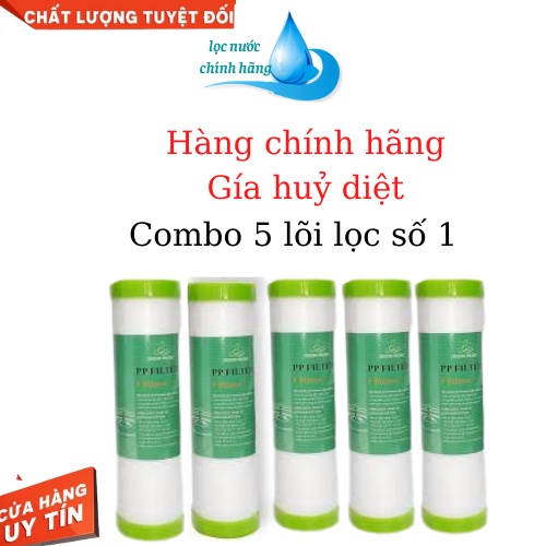 COMBO 5 lõi lọc số 1 _ lõi lọc số 1 dùng cho tất cả các dòng máy ro